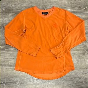 Y2K Vintage Alaska Railroad Fleece V Neck Sweatshirt by  Drift Creek Outdoors